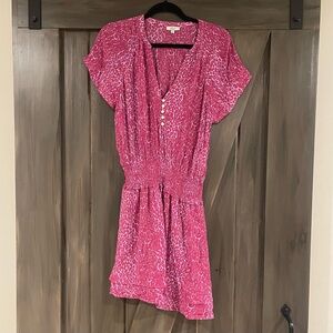 Rails Karla Magenta Cheetah mini dress-Medium